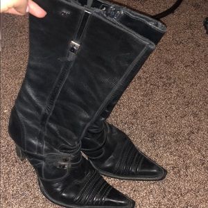 Destroy high zip buckle boots